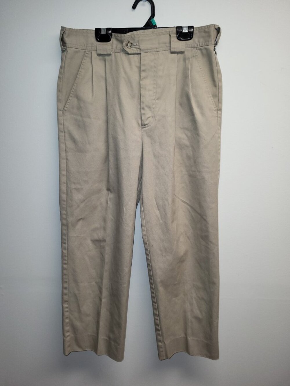 Vintage Tilley Endurables Tan Khaki Pleated Travel Pants Made In Canada Size 33 - Picture 9 of 11